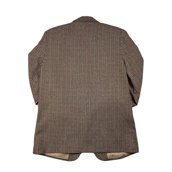 Savannah Gingham Print Brown/Tan Work Blazer | Size 10 - Picture 2 of 3